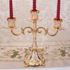 Elegant European Metal Candle Holder for Festival Occasion Night Decorations