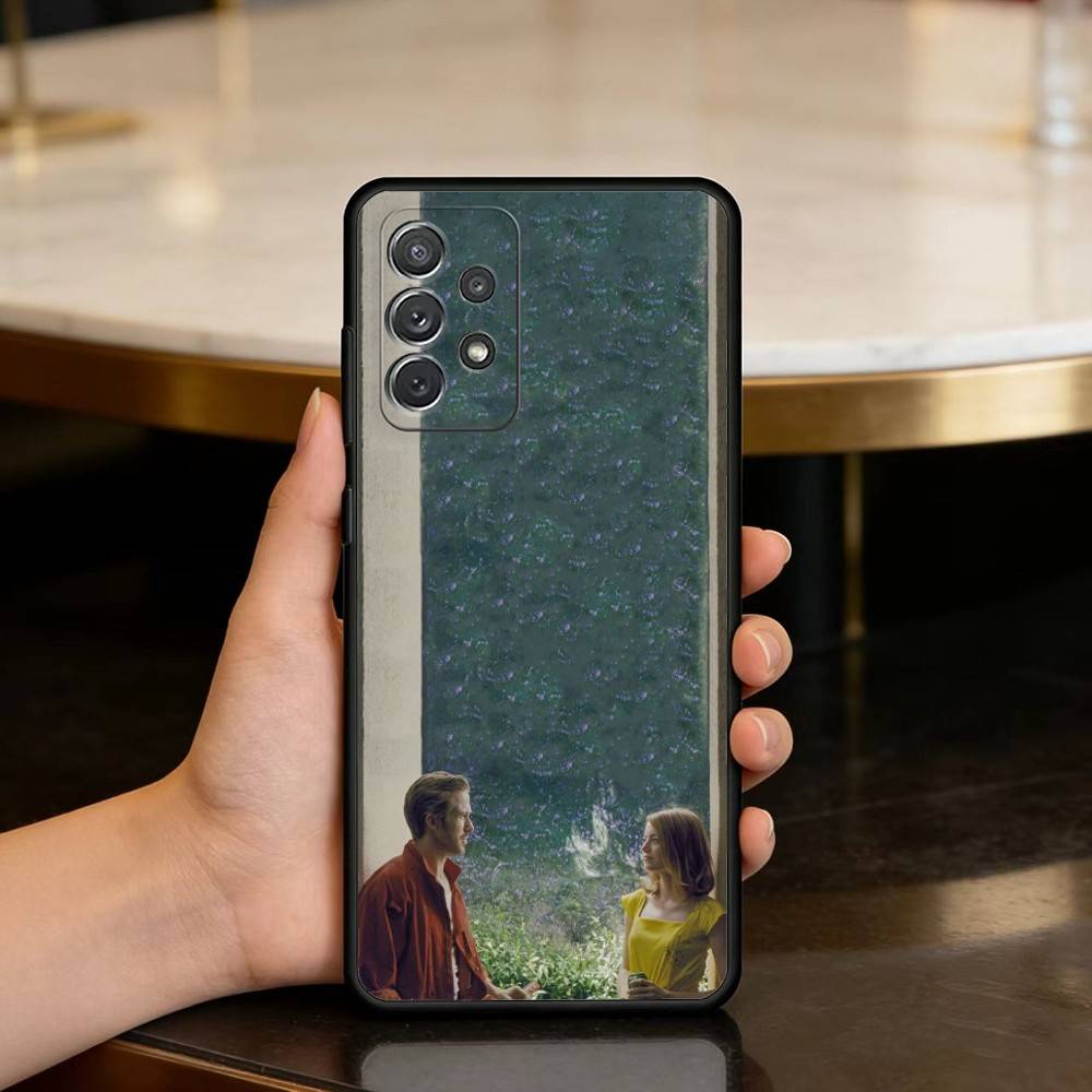 F-Film La La Land Phone Case For Samsung Galaxy A73,A72,A71,A70,A53,A52,A51,Soft Silicone Black Cover