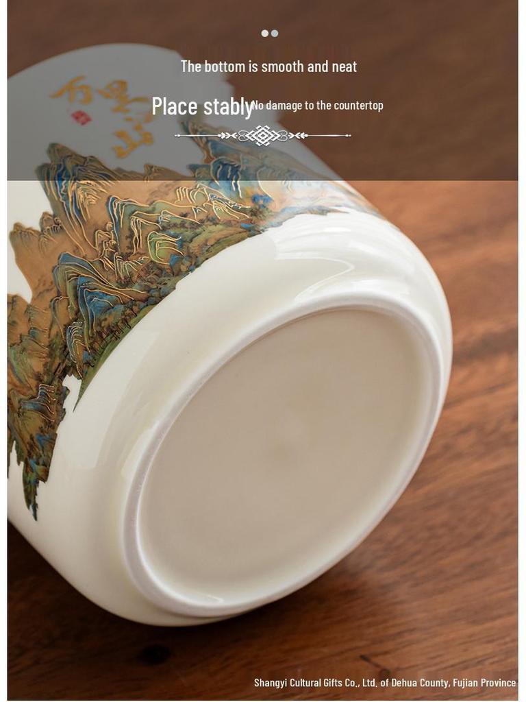 2026 Chinese Style High-Grade Tea Gift Box: Elegant Packaging for Pu'er, Black, and Longjing White Teas