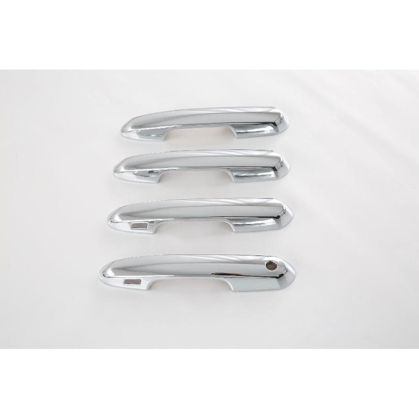 For Toyota Highlander 2020-2023 Silver OutSide Door Handle Chrome Cover Trim ABS