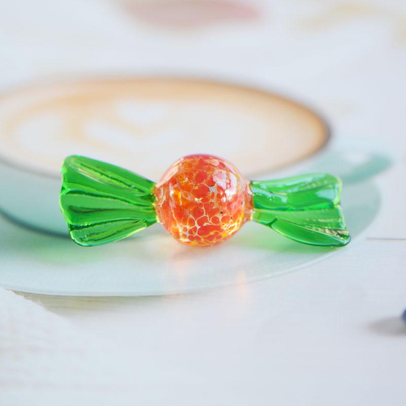 Handcrafted Glass Candy Ornament: Fruit Bowl Keepsake - Creative Holiday Gift