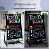 LED Glow Handwritten Fluorescent Display Board for Street Stalls and Shops