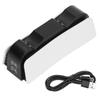 Controller Charging Station Black and White Console Game Handle Charger for PS 5