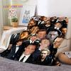 3D Tom Hiddleston Collage Actor Soft Flannel Blanket for Beds Bedroom Sofa Picnic,Throw Blanket for Outdoor Leisure Nap Gift Kid