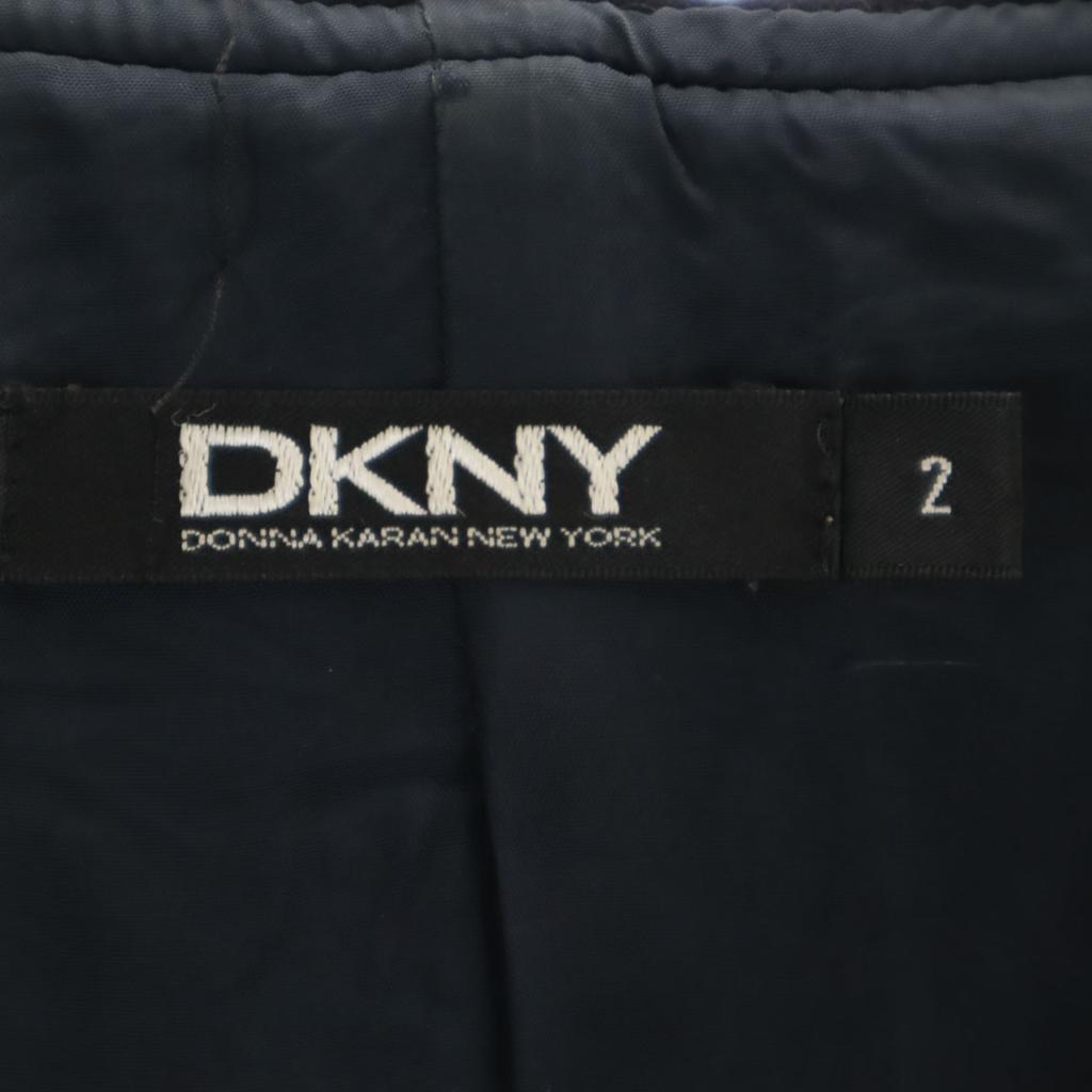 DKNY DONNA KARAN NEW YORK Duffel Coat 2 Navy Women Used