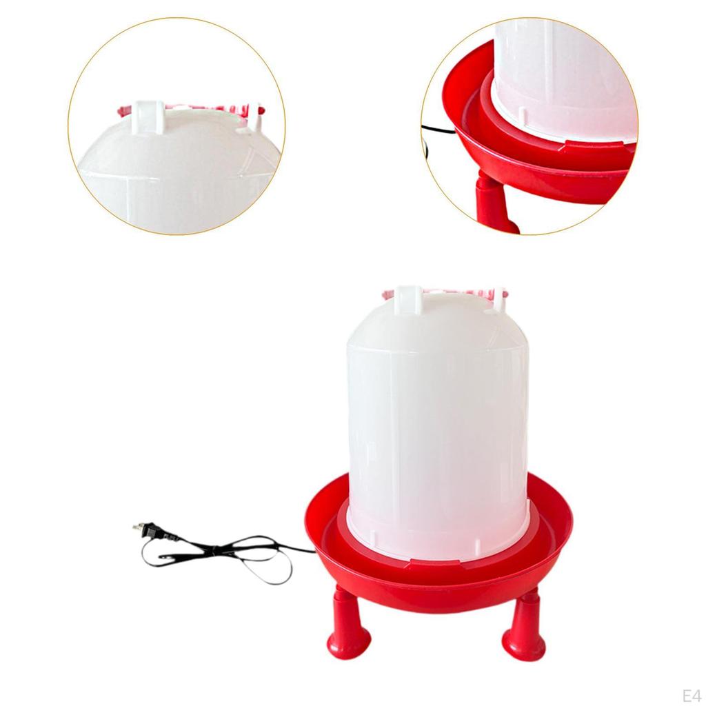 Chicken Water D Base Large Capacity Waterer for Chickens