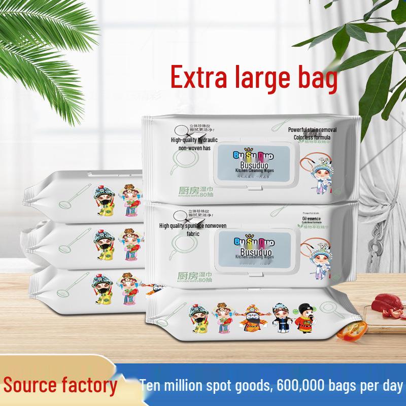Kraftvolle Küchenentfettungs-Feuchttücher für Dunstabzugshauben