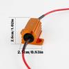 2PC/4PC Canbus Error Free Decoder Load Resistor Car Load Resistance Wiring Canceller LED Decoder 25W 8Ohm For Auto Signal Lights