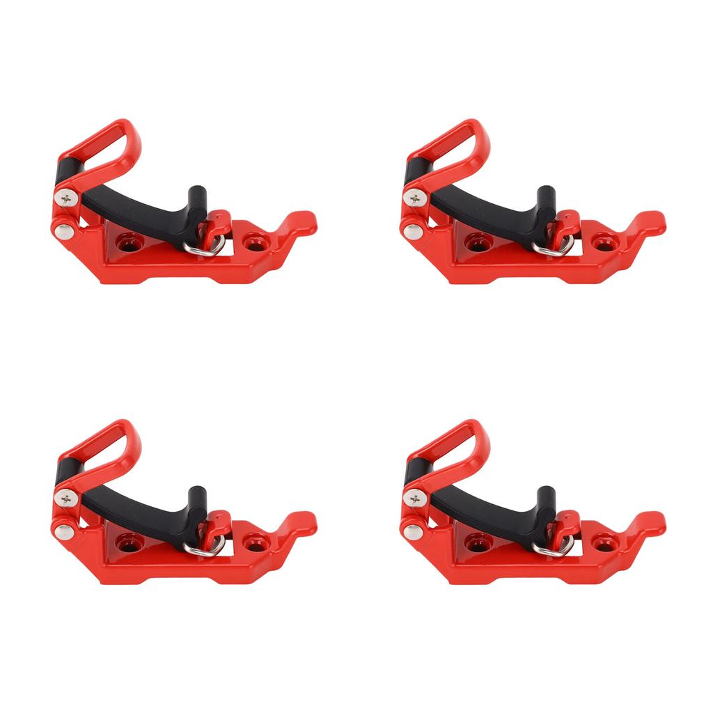 4 Sets Roof Rack Shovel Mount Heavy Duty Multipurpose Metal Rubber Clamp Mounting Bracket for Roof Rack Boats Tool