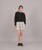 SAINTCREW Cotton Elastic Waist Shorts Cbs-387 Oatmeal