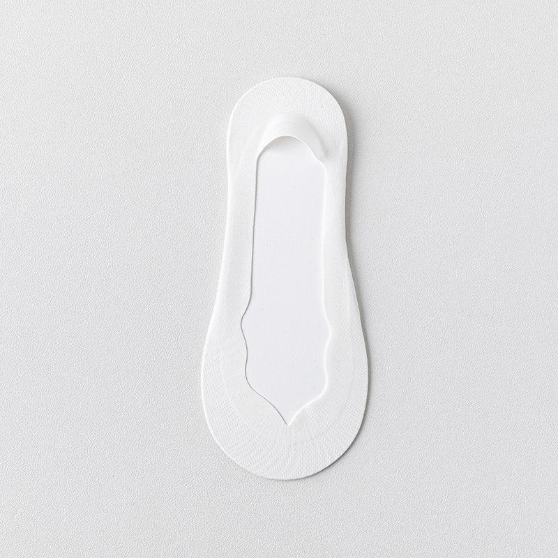 Summer Ultra-thin Breathable Sock Slippers Solid Color Ice Silk Low Cut Boat Socks Silicone Anti-slip Invisible No Show Socks