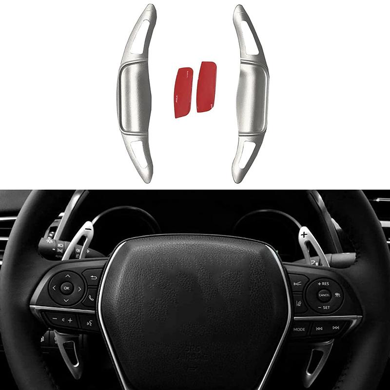 Car Steering Wheel Paddle Shifter Extension Cover Shift Trims for Toyota Corolla Camry RAV4 Avalon