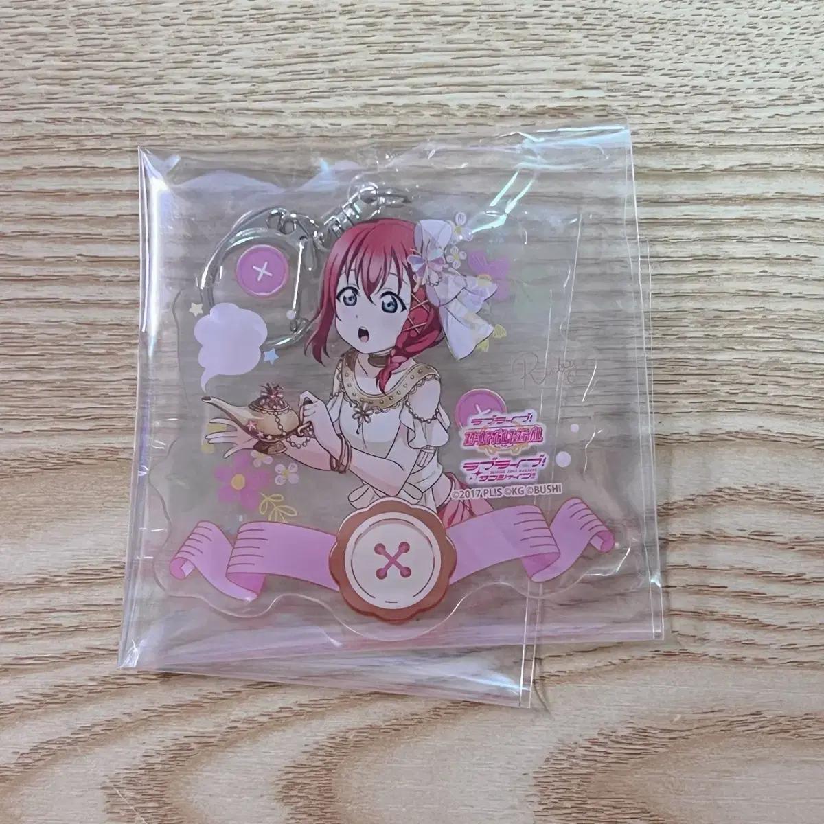 

Love Live Sunshine Акриловый брелок Aqua Kurosawa Ruby