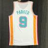 Custom Heat Pressed Basketball Jersey San Antonio Spurs 5 Murray 21 Duncan 20 Ginobili Breathable Bamboo Charcoal Fabric