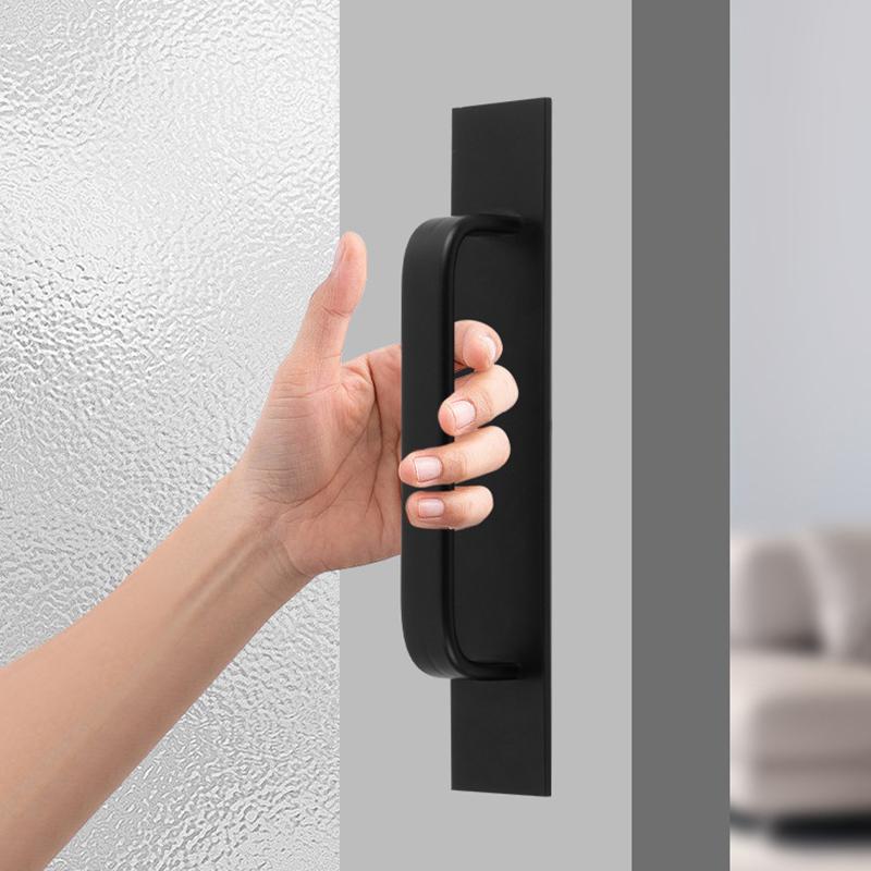 1 Pz Maniglie Autoadesive Istantanee per Cassetti e Armadi, Maniglie per Porte Adesive in Alluminio, Design Senza Foratura