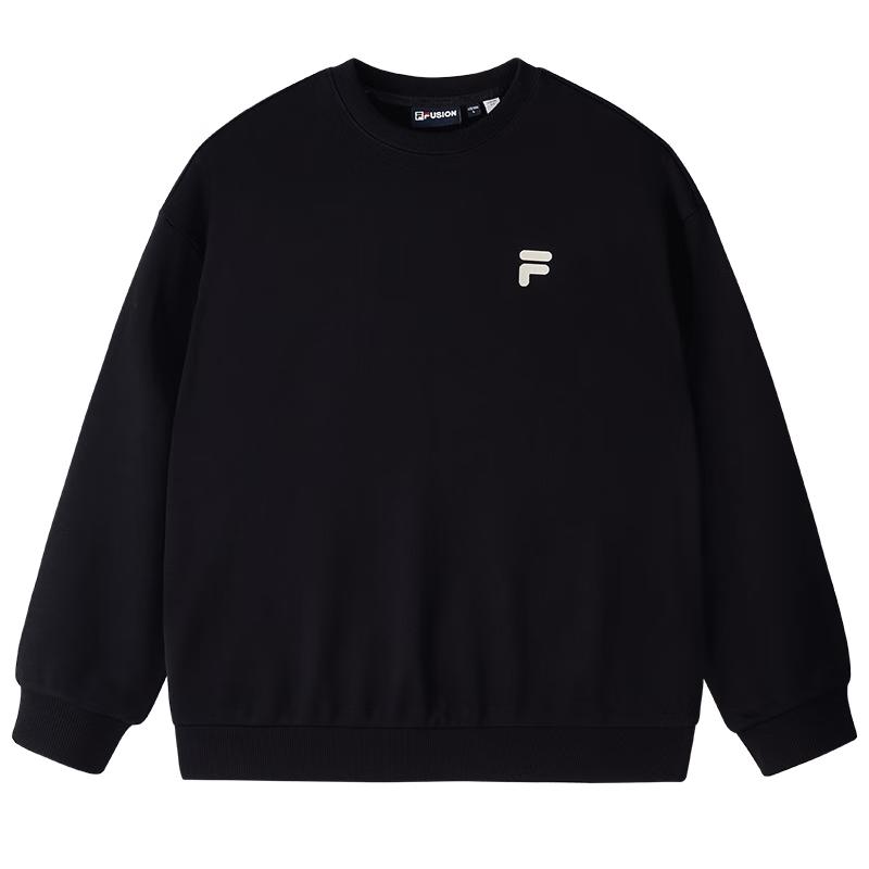 FILA FUSION Unisex Pullover Knit Sweatshirt S