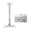 Universal Ceiling Projector Mount Holder with 360 Rotating and Adjustable Height for Home Theater or Office Setups