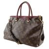 Louis Vuitton Pallas Handbag M41633 2WAYShoulder Brown Monogram Canvas Women Used