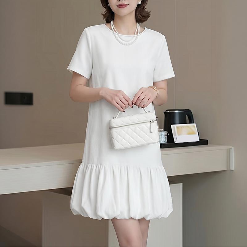 ZANZEA Women Summer Casual Round Neck Short Sleeve Bud Dress XL