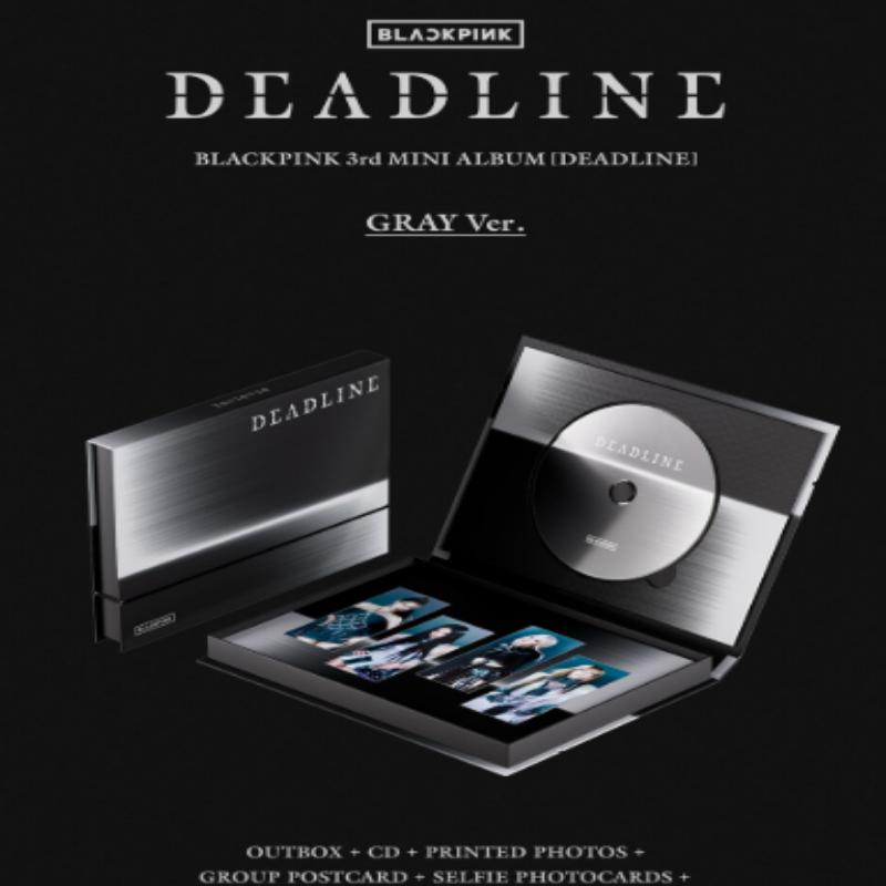 BLACKPINK - 3-й МИНИ-АЛЬБОМ [DEADLINE] СЕРАЯ Версия GRAY Ver.