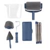 6 In 1 Seamless Paint Roller Set Plastic Stainless Steel Multifunctional Paint Brush Tray Home Painting