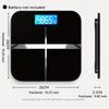 High Quality1pc High Definition Digital Scale, Max Capacity 396lbs, LED Display, Non-Rechargeable AAA Battery Powered, Plastic Material, Ultra Wide