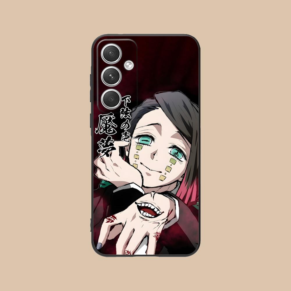 Demon Slayer Enmu Tamio Phone Case for Samsung Galaxy S25 S24 S23 S22 S21 S20 Note20 Plus FE Ultra Colour Printing Cover Pretty