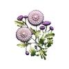 Dandelion Brooch, High-end Feminine Elegance, Enamel Plant Corsage, Niche Design Sense Brooch