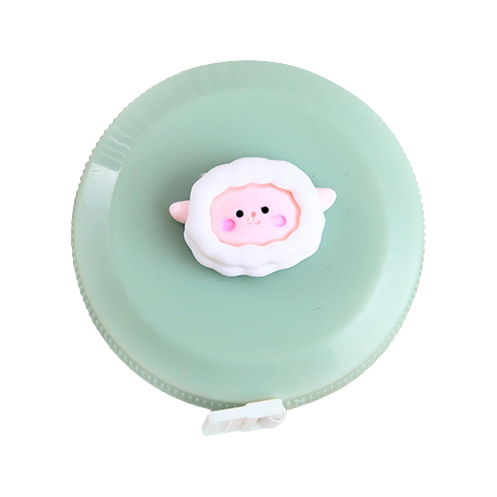 Retractable Measuring Tape with Frog Design Soft Flexible Material for Sewing Tailoring Craft Projects One Size
