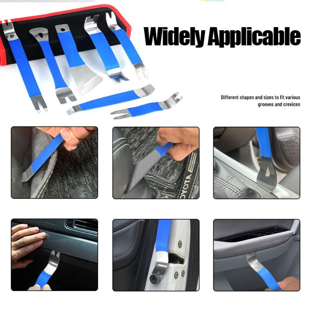 7pcs/set Handheld Auto Trim Removal Tool with Storage Bag Pry Tool  Car Interior Accessories