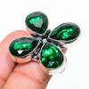 Chrome Diopside Gemstone Handmade 925 Sterling Silver Jewelry Ring Size 7 N7l60