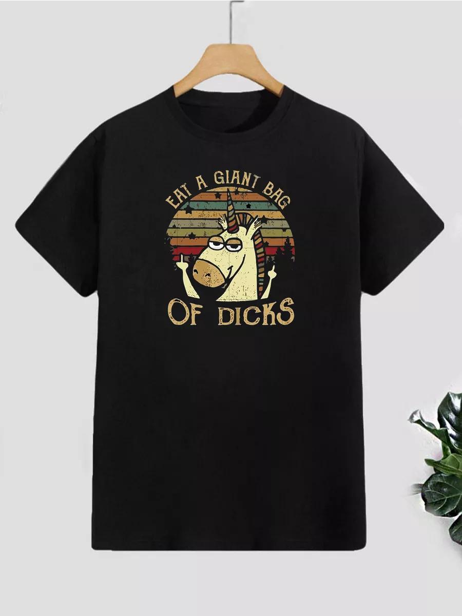 T-shirt with Unicorn print L