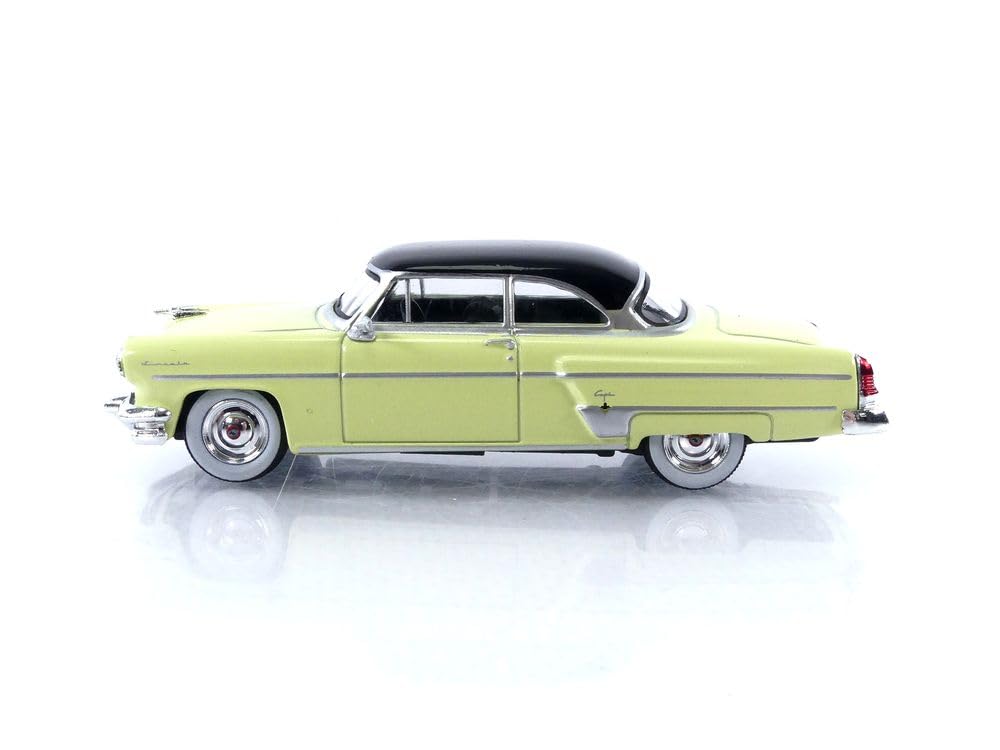 TrueScale Miniatures MINI GT 164 Lincoln Capri 1954 Premier Yellow Left-hand drive Finished product