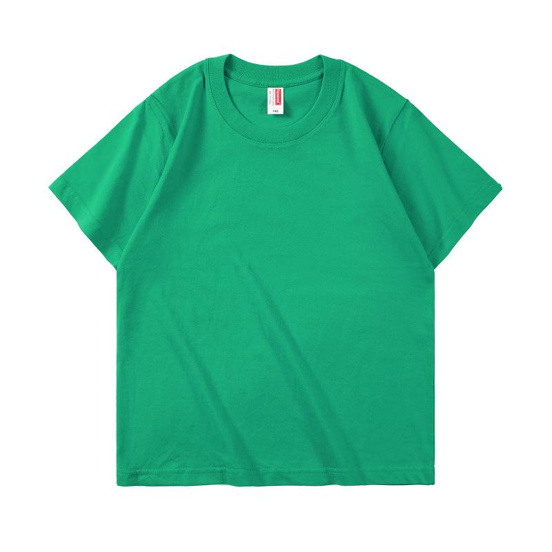 Boys' Pure Cotton School Style Short-Sleeve T-Shirt for Ages 10-14 - Summer 2025