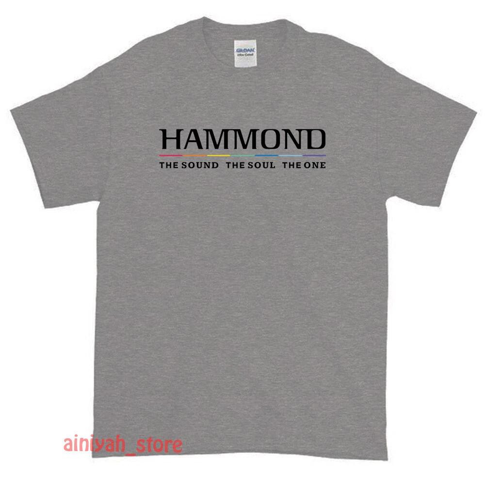 New Hammond Organ Logo Men s Funny T shirt USA Size S-XXL L