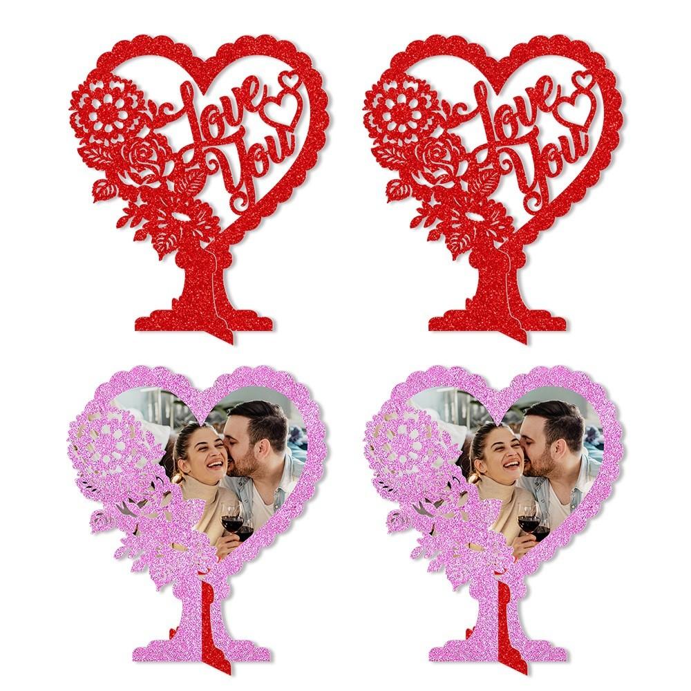Day Decoration Valentines Love Heart 3d Ornament Desktop Photo Props Arrange