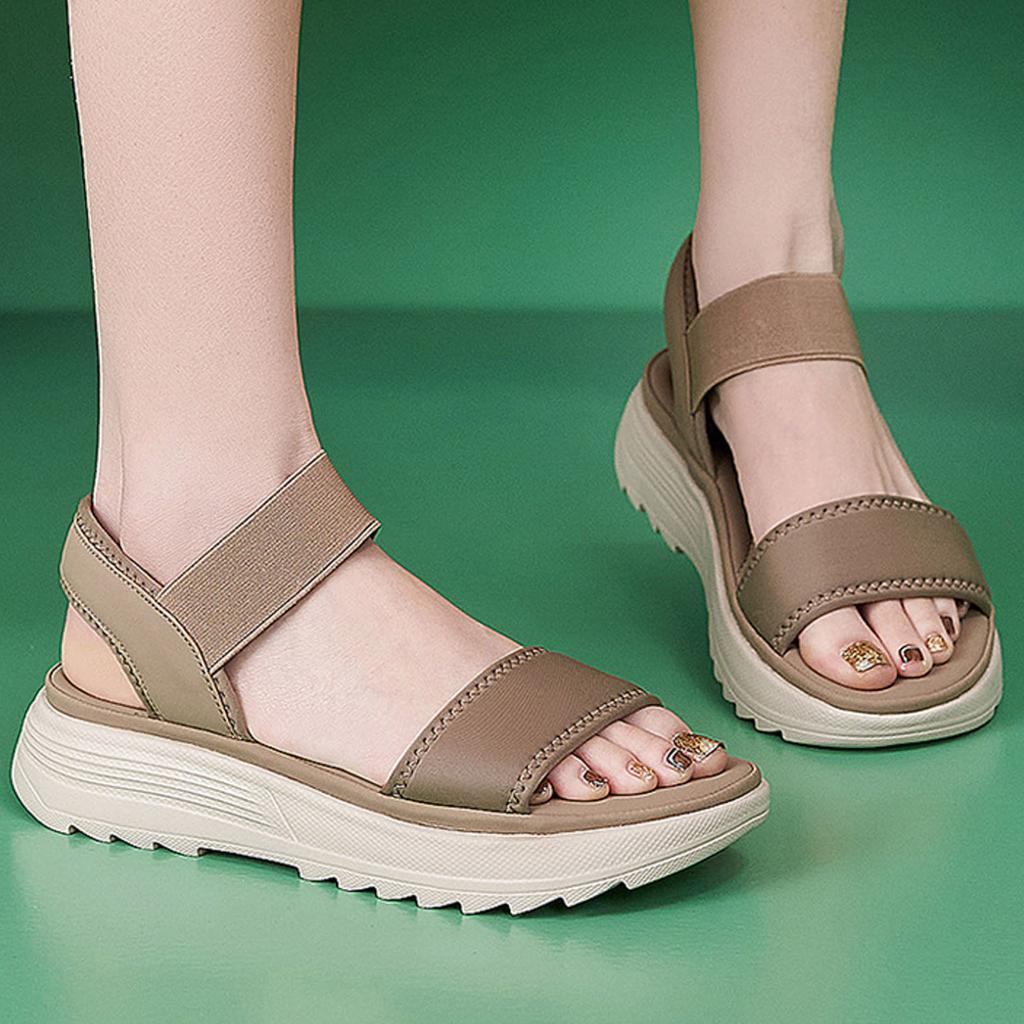 Shoes For Woman Summer Thick Soled Sandals Lightweight Non Slip Comfortable And Casual Sports Sandal Holiday Wear Women'S Shoe