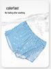 European & American Men's Striped Breathable Boxer Briefs - Plus Size, Casual Four-Corner Underwear