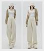 2024 Spring & Autumn Maternity Velvet Cotton Wide-Leg Pants with Belly Support