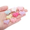 10pcs/lot Acrylic Jelly Colored Heart Shape Beads Bracelet Loose Beads For DIY Jewelry Making Necklace Craft Accessories