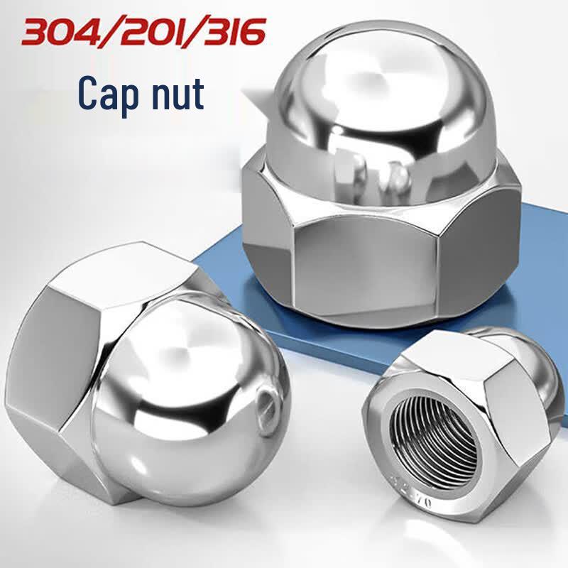 304 Stainless Steel M8 Dome Cap Nuts