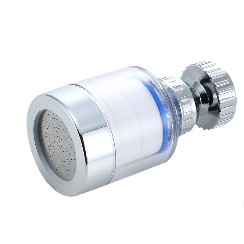 New Swivel Faucet Water Filter Remove Chlorine Heavy Metals Filtered Showers Head Soft Hard Water Bath Filtration Purifier 1080°