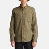 Timberland Comfortable Soft Skin-Friendly Versatile Long Sleeve Shirt Men shirts Army-Green A69RQ-A58