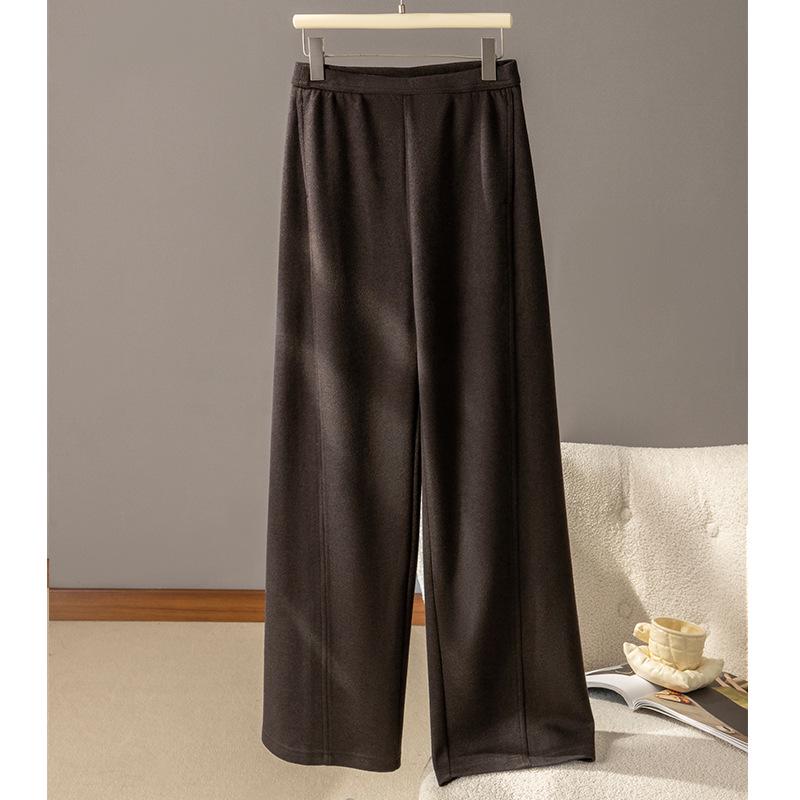 2025 Puyuan Women’s Autumn/Winter Wide-Leg Merino Wool Pants