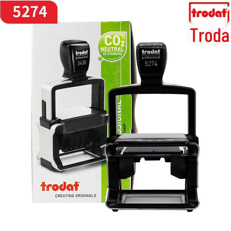 Trodat Heavy-Duty Self-Inking Stamp with Metal Frame and Automatic Ink Release