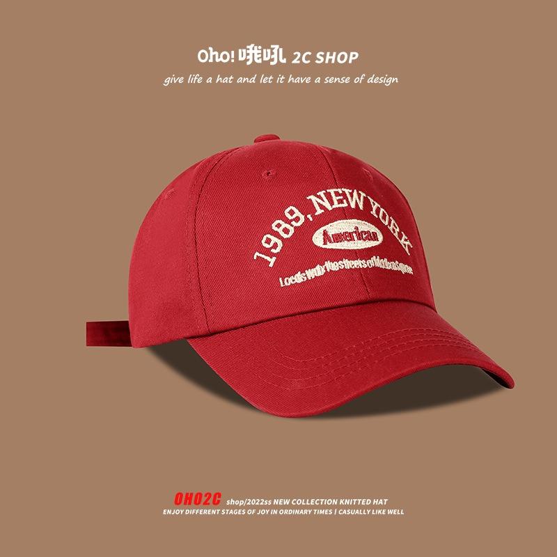 Letter cap Children's embroidery baseball cap Tide casual versatile face small visor men