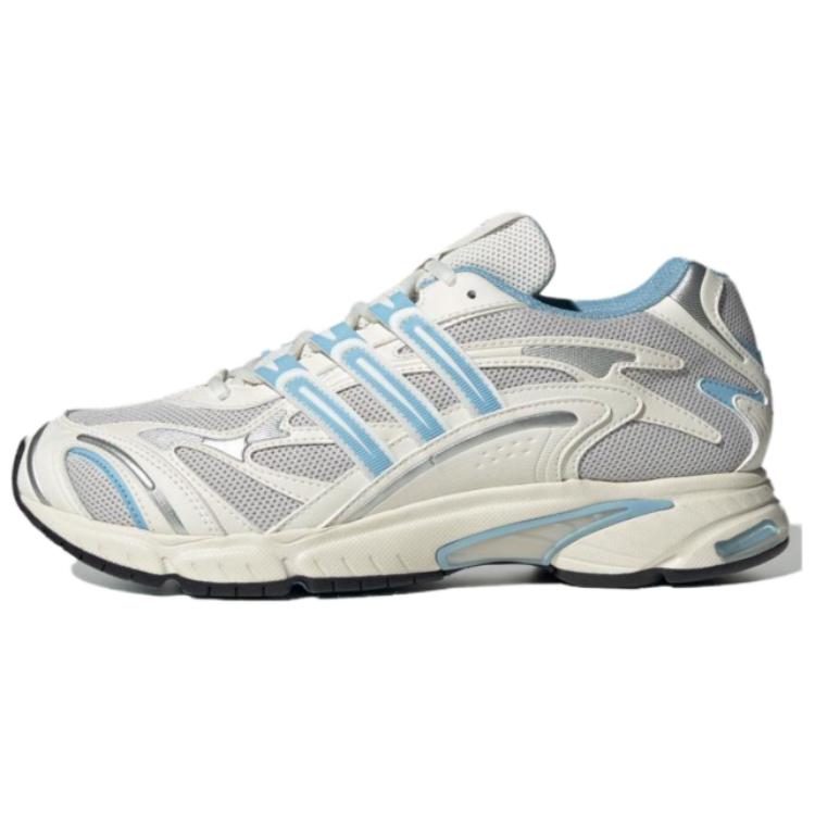 Adidas Originals Temper Run 2.0 Trendy Sports Non-Slip Durable Low-Top Dad Shoes Unisex Sneakers Gray White Blue JR9562