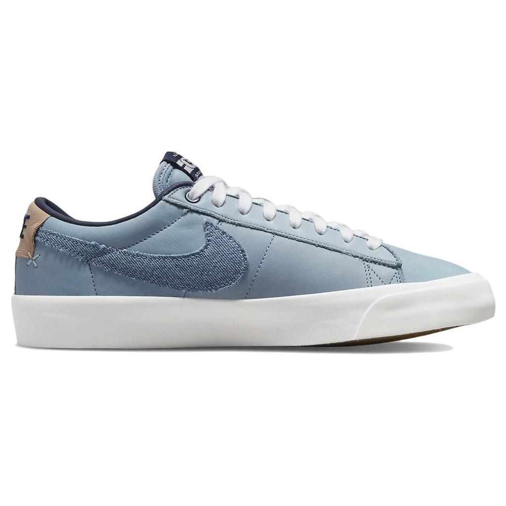 Nike Sneakers Unisex Blazer Low GT SB Denim Chiaro Blu Summit-White Gomma-Marrone Chiaro DM8890-100