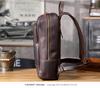 Sivok Retro Men's Genuine Leather Cowhide Laptop Backpack