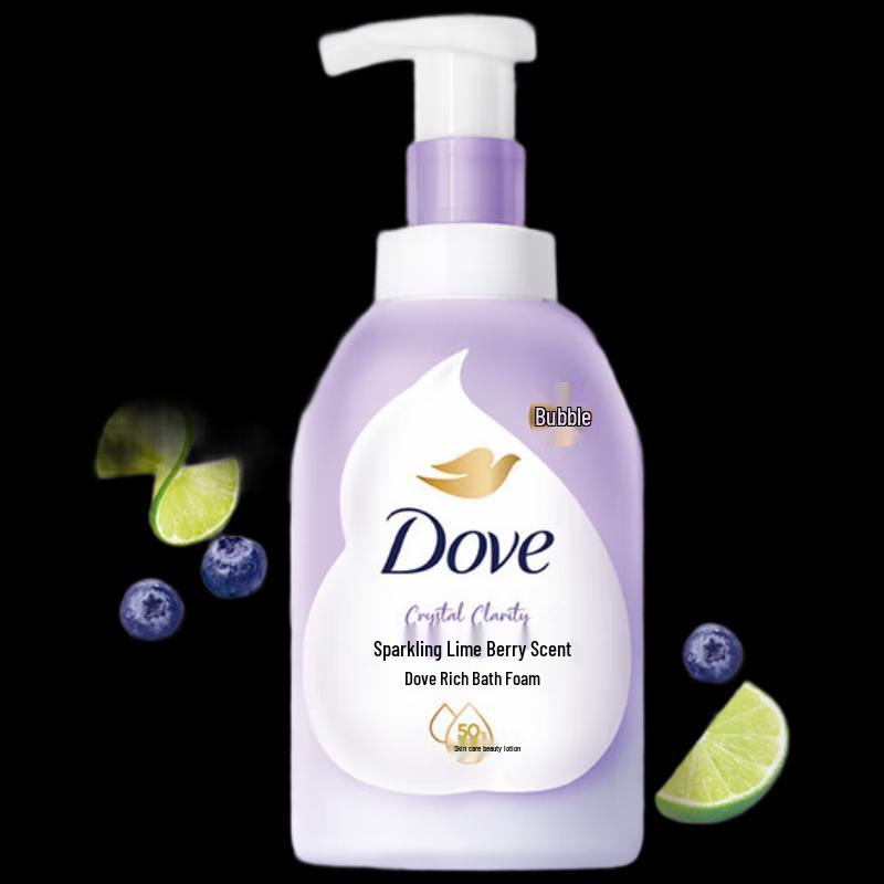 Dove Lime Berry Foaming Bubble Shower Gel